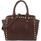 Delia Studded Handbag
