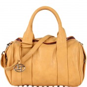 Kylie Studded Barrel Satchel