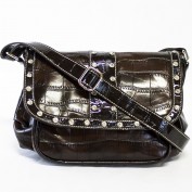 Vienna Exotic Croc Satchel