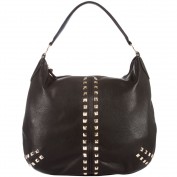 Candice Studded Hobo in Black