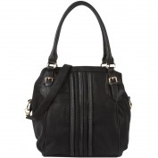 Marcy Shoulder Tote in Black