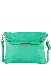 Lexy Messenger Clutch in Teal