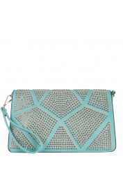 Missy Studded Messenger Clutch