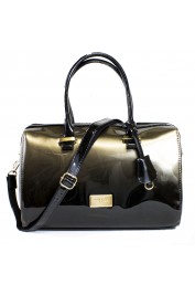 Mila Ombre Barrel Satchel in Gold