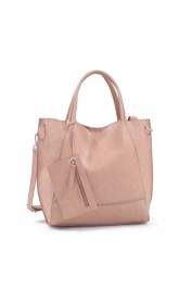 Billie Zipper Detail Satchel-Tan