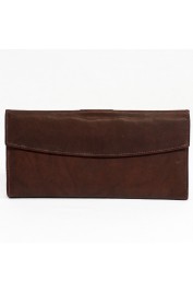 Eliza Leather Wallet in Burgundy