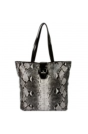 Brianne Python Snakeskin Shopper Tote