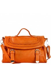 Kristin Braided Buckle Satchel