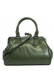 Margo Kisslock Satchel in Green