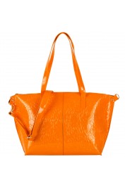 Floral Patent Tote