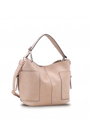 Layla Pocket Shoulder Bag-Brown