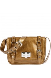 Genevieve Patent Messenger Bag