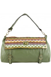 Sam Tribal Satchel in Green