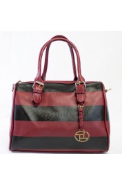 Emma Barrel Satchel in Red