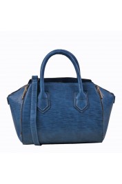 Joyce Textured Satchel-Teal