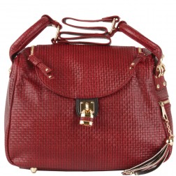 Finn Woven Satchel