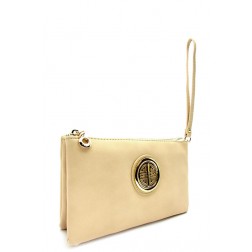 Ida Medallion 3-Pocket Clutch