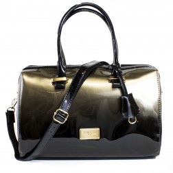 Mila Ombre Barrel Satchel in Gold
