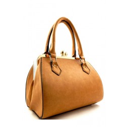 Josephine Kiss-Lock Frame Satchel