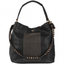 Elena Studded Shoulder Bag