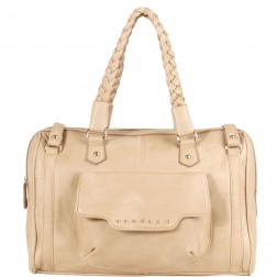 Bryce Braided Barrel Satchel Bag