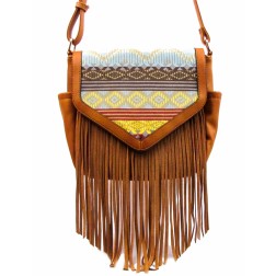 Jewel Tribal Fringe Crossbody