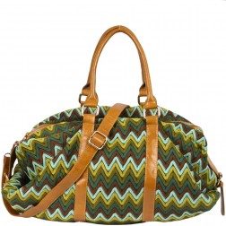 Skylar Zig Zag Weekender Duffel