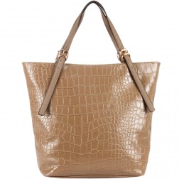 Liz Exotic Croc Tote