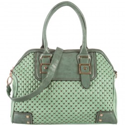 Morgan Woven Bowler Satchel