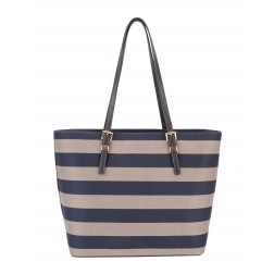Leslie Striped Tote