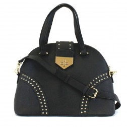 Mandy Studded Structured Satchel