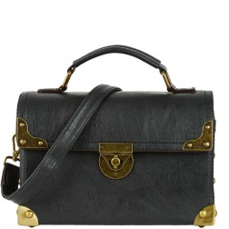 Scout Structured Satchel In black