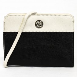 Lola Colorblock Mini Crossbody in Black