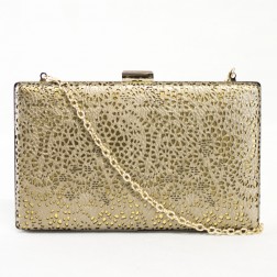 Roslyn Perforated Clutch