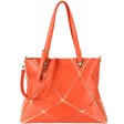 Stacey Geometric Shoulder Tote