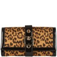 Lillian Leopard Clutch
