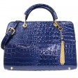 Petra Exotic Snakeskin Structured Satchel