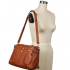 Maxwell Studded Frame Satchel