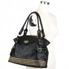 Isabelle Rhinestone Stud Satchel