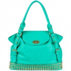 Isabelle Rhinestone Stud Satchel