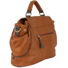 Olive Stitched Satchel