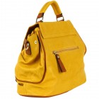 Olive Stitched Satchel