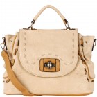 Olive Stitched Satchel