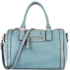 Greyson Studded Barrel Satchel