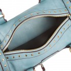 Greyson Studded Barrel Satchel