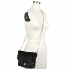 Arielle Faux Fur & Sequin Clutch