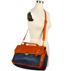 Harley Colorblock Oversized Satchel