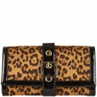 Lillian Leopard Clutch