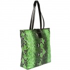 Brianne Python Shopper Tote