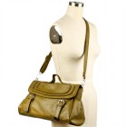 Kristin Braided Buckle Satchel